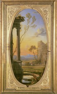 Paysage Composé, le Voyageur - Pierre Patel